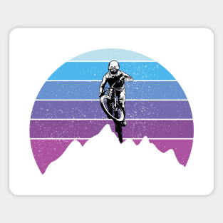 Retro Mountain Bike Magnet